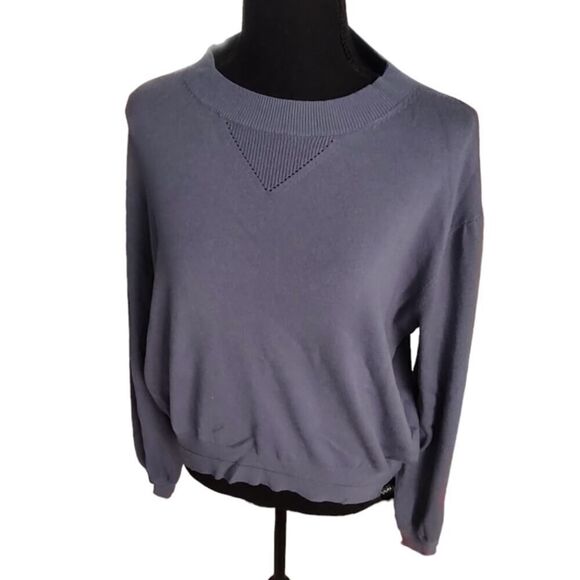 Milano Blue Crew Neck Sweater Large - Picture 2 of 5